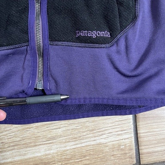 VTG Patagonia Womens L Large Piton Hybrid Fleece Polartec Sweatshirt Jacket - Picture 5 of 11